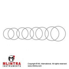 Flieringa Scleral Fixation Ring Set of 9 Stainless Steel, 